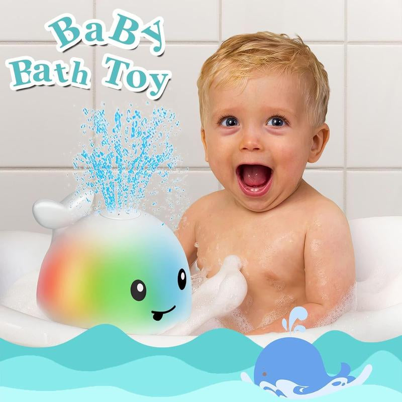 Whale Design Bath Water Sprinkler, Spraying Whale Bath Toy Sprinkler Bath Fountain Toys