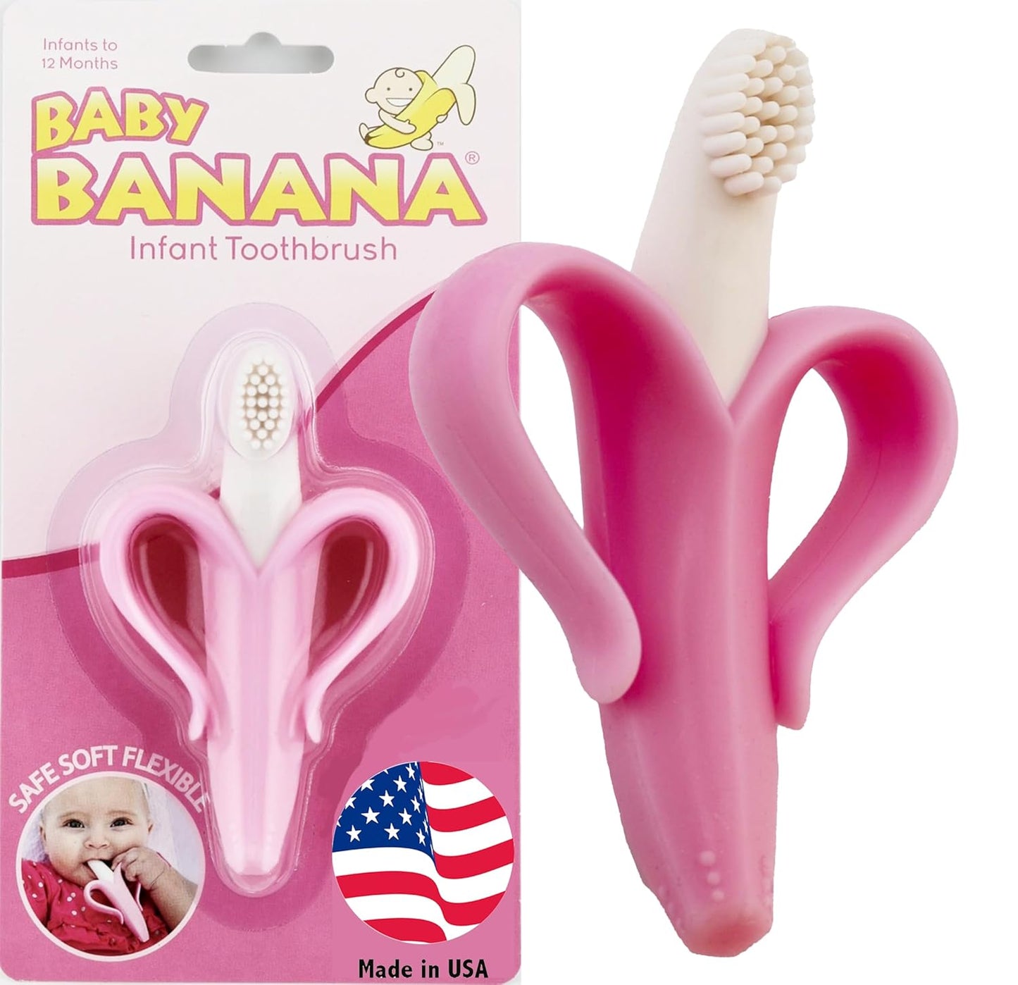New Pink Training Toothbrush
