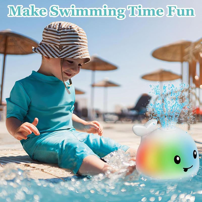 Whale Design Bath Water Sprinkler, Spraying Whale Bath Toy Sprinkler Bath Fountain Toys