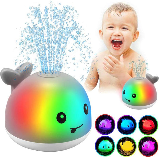 Whale Design Bath Water Sprinkler, Spraying Whale Bath Toy Sprinkler Bath Fountain Toys
