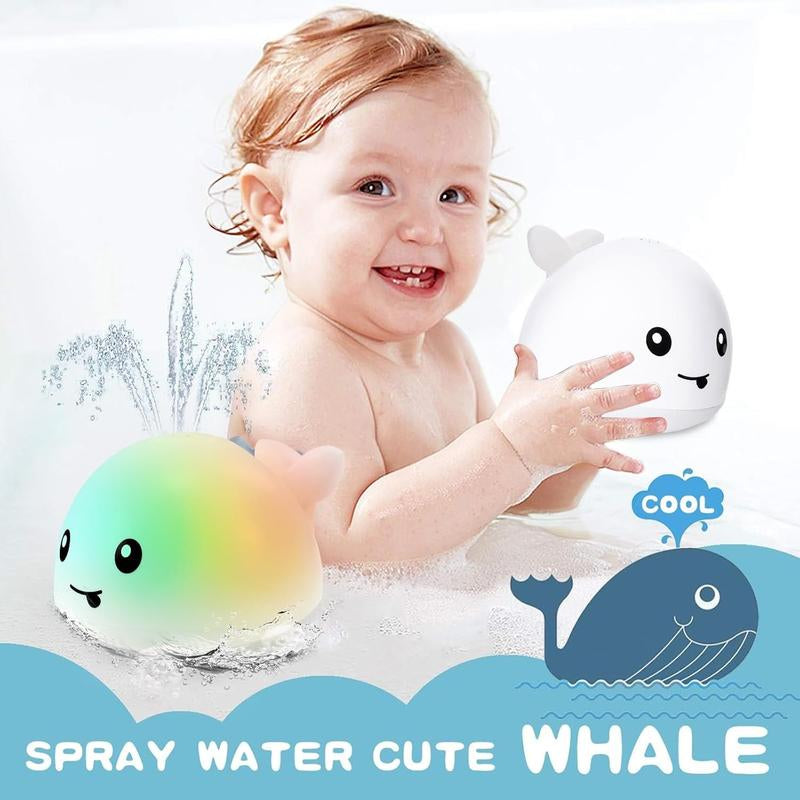 Whale Design Bath Water Sprinkler, Spraying Whale Bath Toy Sprinkler Bath Fountain Toys