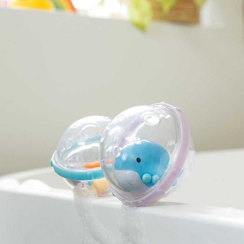Bubbly Splash N' Giggle Squad: 4 Floating Funballs for Tiny Water Pirates!